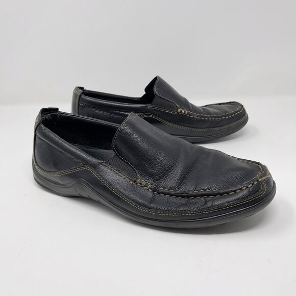 Cole Haan Mens Size 10 Black Tucker Venetian Loafer Slip On Comfort Casual Shoe - Picture 1 of 15